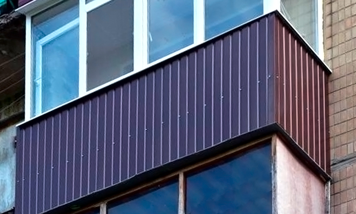 Балкон под ключ: Provedal С640 + P400 Эконом 800x3100