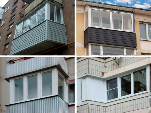 Остекление и отделка балконов и лоджий по серии и типу дома