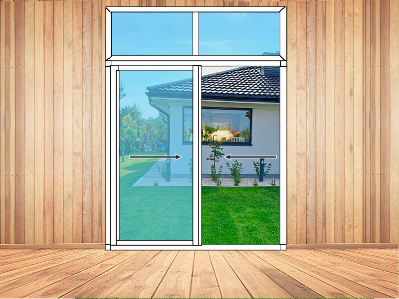 Холодное  остекление проемов беседки, веранды, терассы шириной 2м  высотой 3м Provedal P640 две створки с глухими сверху белый стекло 4 мм (копия) Холодное  остекление проемов беседки, веранды, терассы шириной 2м  высотой 3м Provedal P640 две створки с глухими сверху белый стекло 4 мм (копия)