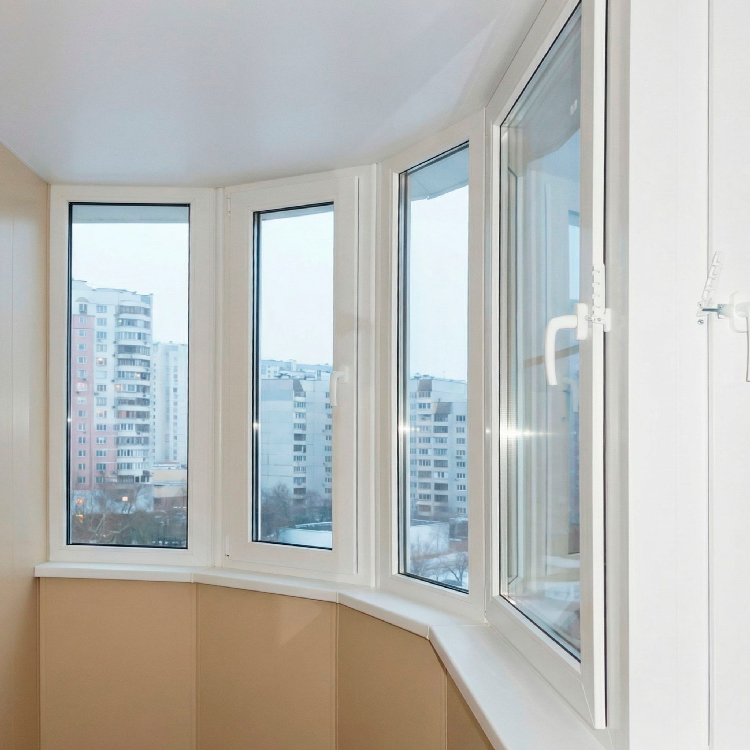 Монтаж эркерных труб и угловых соединителей