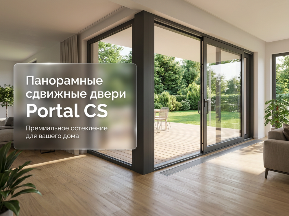 Панорамные сдвижные двери Portal CS