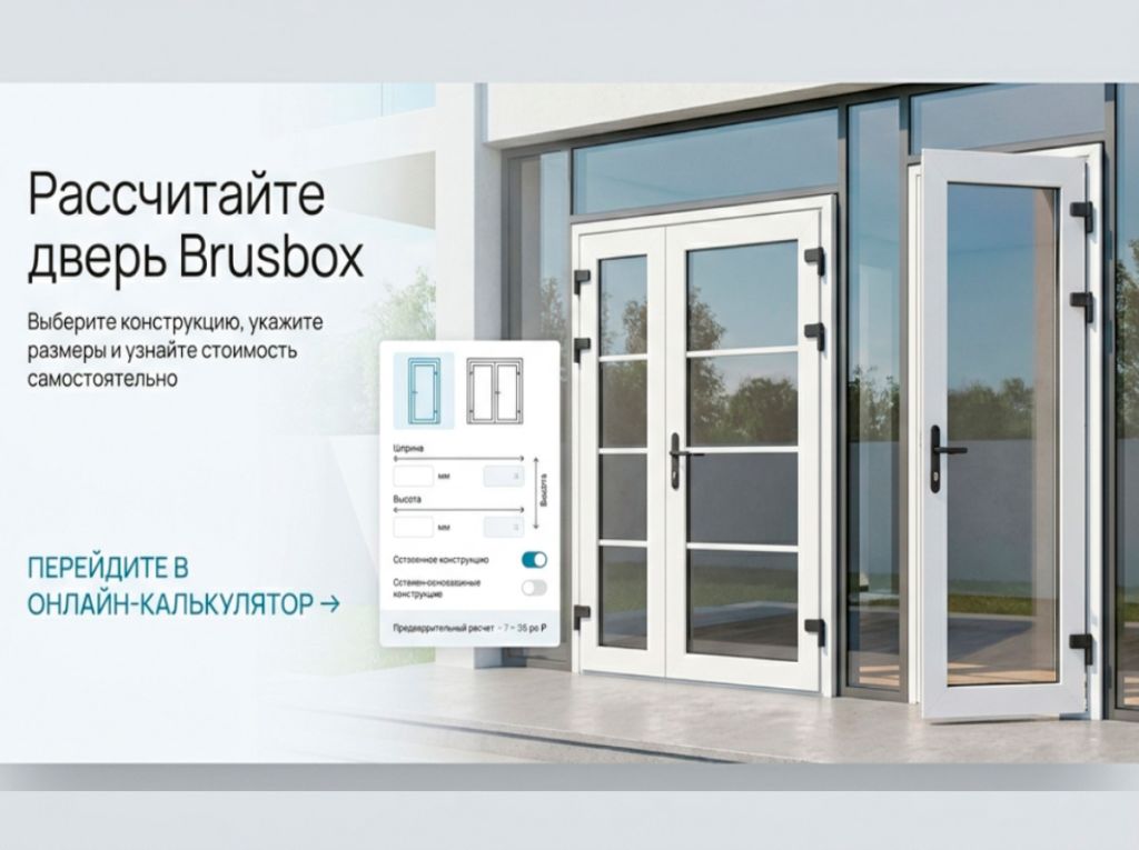Рассчитайте стоимость входной двери BRUSBOX