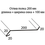 полка 200 мм.