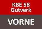 KBE 58 GUTVERK + VORNE