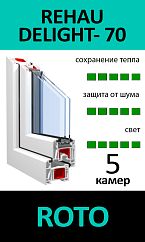 REHAU DELIGHT - 70 + ROTO