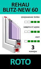 REHAU BLITZ 60 + ROTO