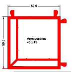 угол 90 градусов - 60мм
