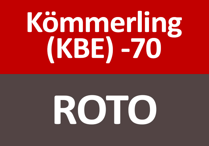 Kömmerling 70 + ROTO