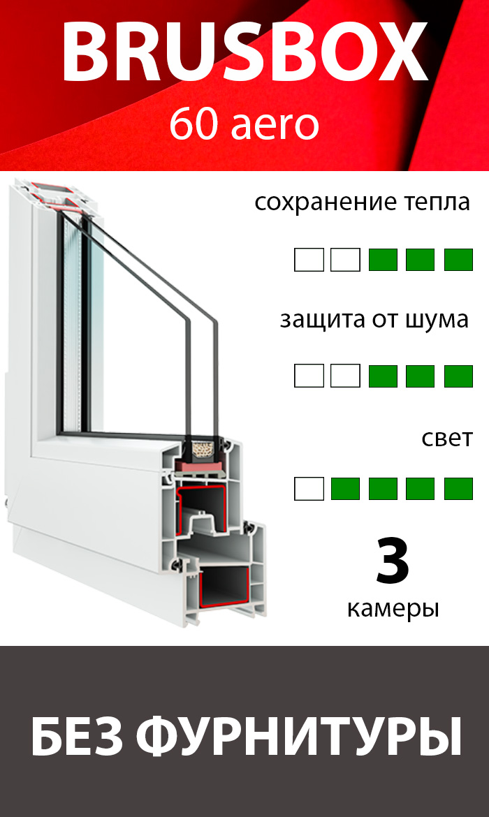 BRUSBOX 60 Aero без фурнитуры