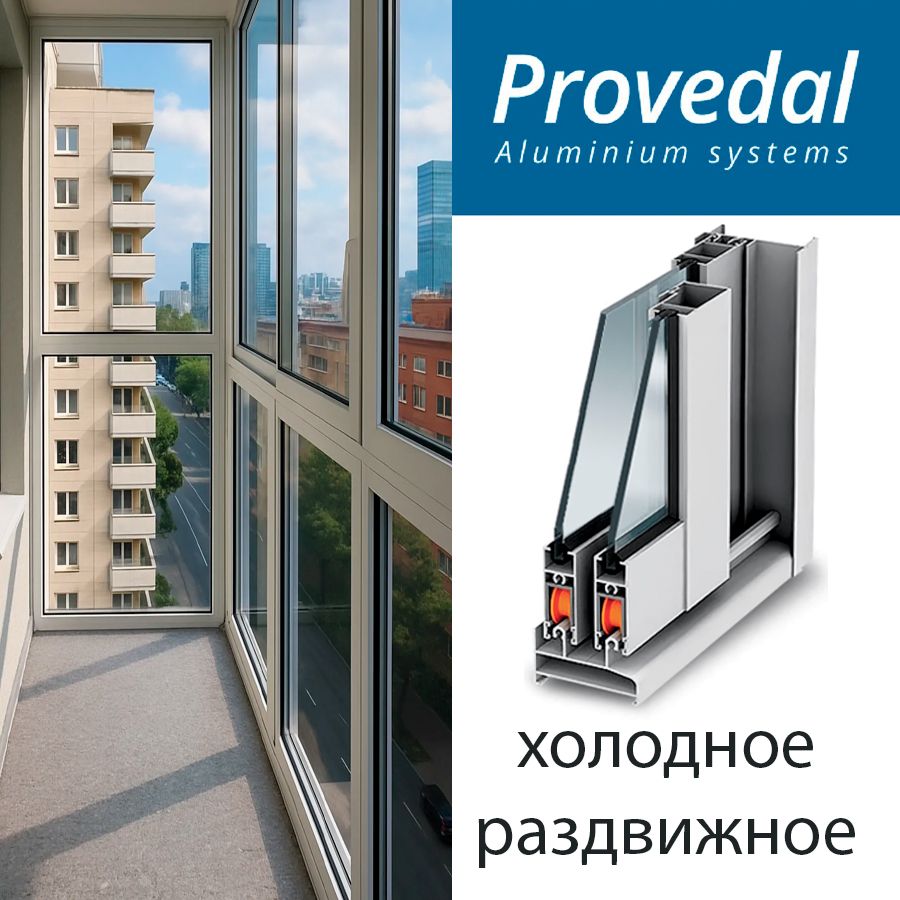 Холодные раздвижные Provedal P640