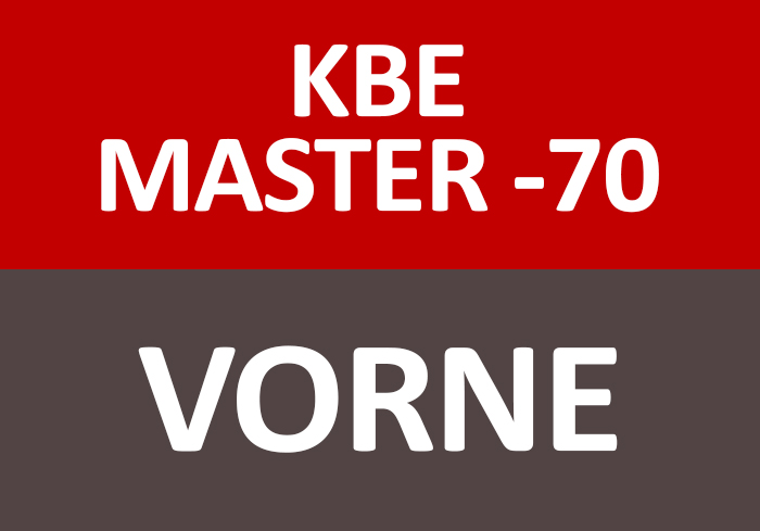 KBE MASTER 70 + VORNE
