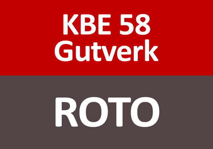 KBE 58 GUTVERK + ROTO